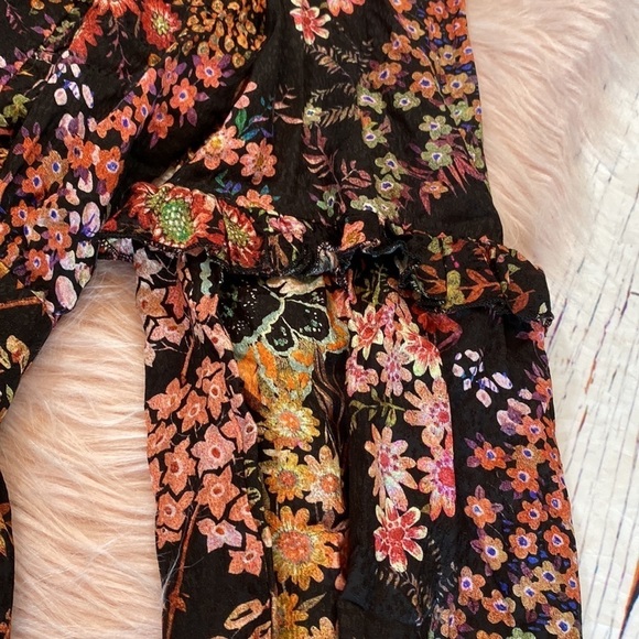 NWT Ted Baker Hendria Floral Mini Dress with Ruffle Details sz 0 - Picture 7 of 16